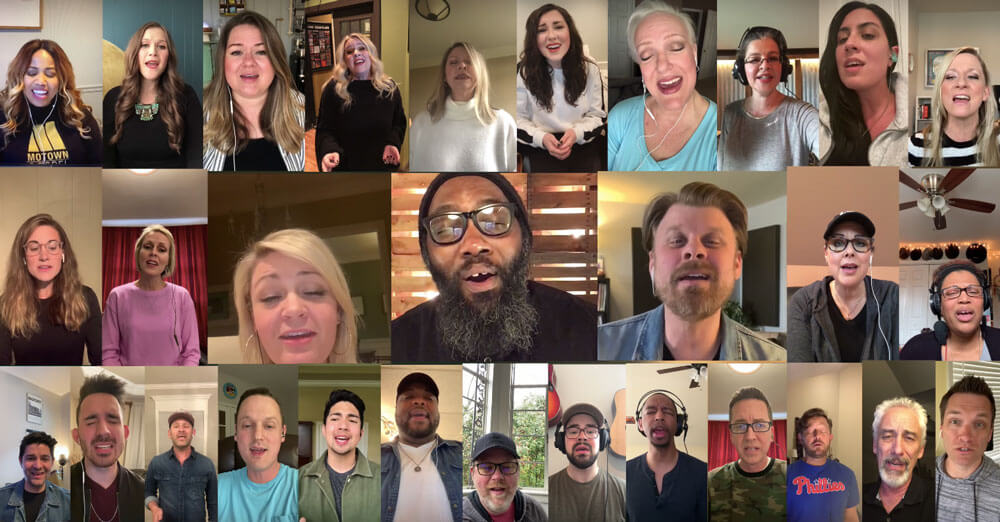 Virtual Cell Phone Choir Powerfully Sings 